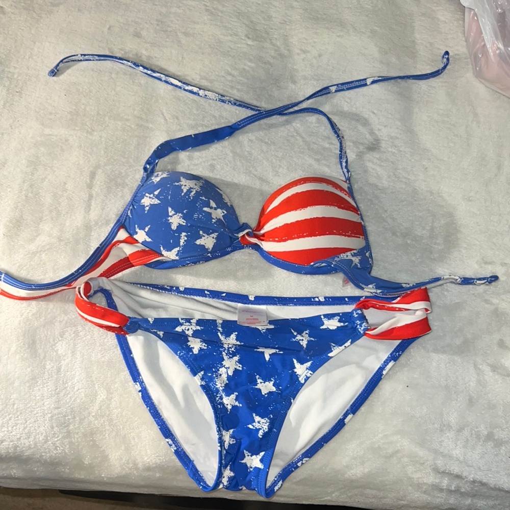 American flag bikini